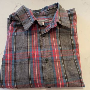 Bonpoint Boys button down. Size 10. Great, red & blue plaid.